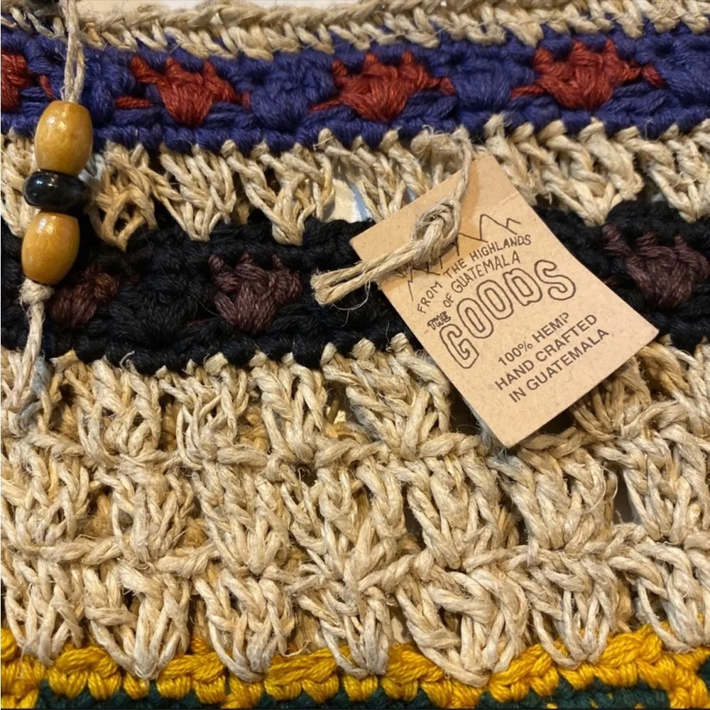 NWT Mini Hemp Crossbody Purse